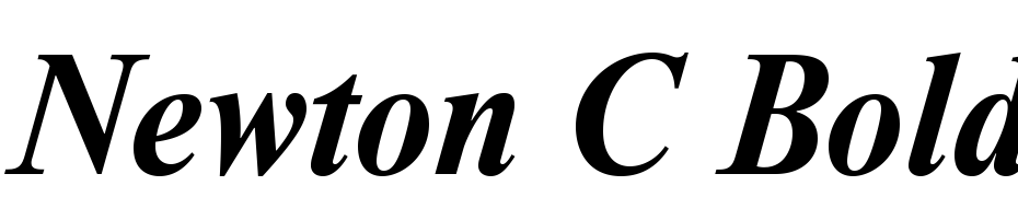 Newton C Bold Italic Font Download Free